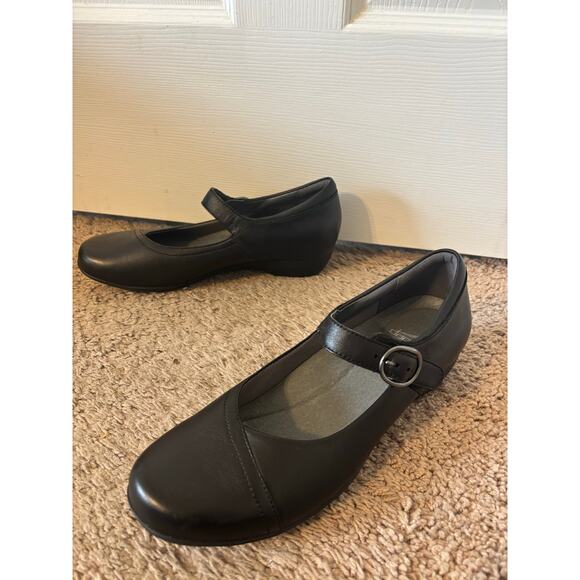 Dansko Fawna Mary Jane black leather sz 40 - Picture 2 of 8